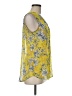 Kut from the Kloth 100% Polyester Yellow Sleeveless Blouse Size M - photo 4