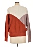 Sophie Rue Color Block Brown Pullover Sweater Size L - photo 2