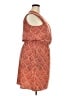 Merona Paisley Orange Casual Dress Size XXL - photo 4