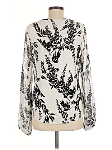 White House Black Market Long Sleeve Blouse (view 2)