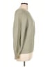 Uniqlo 100% Cotton Solid Green Pullover Sweater Size L - photo 4