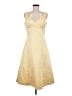 Dessy Collection 100% Polyester Yellow Cocktail Dress Size 8 - photo 1