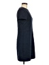 Theory Solid Blue Casual Dress Size 8 - photo 4