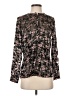 Rebecca Taylor Floral Black Long Sleeve Blouse Size 0 - photo 1