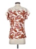 Cato Paisley Ivory Short Sleeve Blouse Size S - photo 2