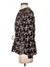 Rebecca Taylor Floral Black Long Sleeve Blouse Size 0 - photo 5