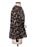 Rebecca Taylor Floral Black Long Sleeve Blouse Size 0 - photo 4