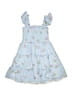 Rare Editions 100% Polyester Blue Dress Size 6 - photo 2