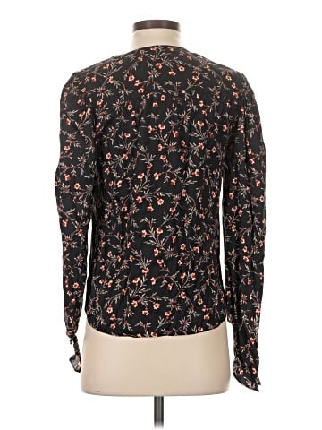 Rebecca Taylor Long Sleeve Silk Top (view 2)