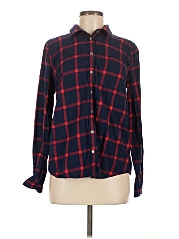 J.Crew Factory Store Long Sleeve Button-Down Shirt (view 1)