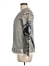 Chaps 100% Cotton Gray Cardigan Size M - photo 5