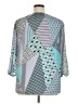 Banana Republic 100% Polyester Teal 3/4 Sleeve Blouse Size XL - photo 2