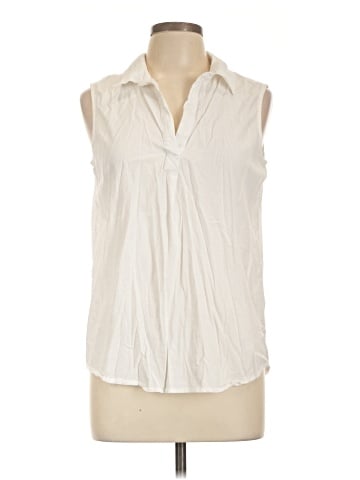 Style&Co Sleeveless Button-Down Shirt (view 1)