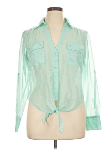 Candie's 3/4 Sleeve Blouse (view 1)