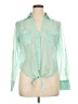 Candie's 100% Polyester Green 3/4 Sleeve Blouse Size XL - photo 1