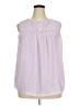 Ann Taylor 100% Polyester Purple Sleeveless Blouse Size XXL - photo 1
