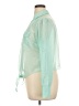 Candie's 100% Polyester Green 3/4 Sleeve Blouse Size XL - photo 5