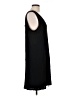 HEATHER 100% Viscose Solid Black Casual Dress Size L - photo 4