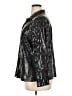 Laura Ashley Metallic Multi Color Silver Long Sleeve Blouse Size 1X - photo 5