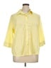 Blair Color Block Yellow 3/4 Sleeve Blouse Size XL - photo 1