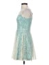 Altar'd State Hearts Teal Cocktail Dress Size S - photo 5