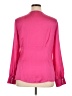 Banana Republic 100% Polyester Pink Long Sleeve Blouse Size XL - photo 2