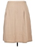 Connection 18 Solid Tan Casual Skirt Size 1X - photo 2