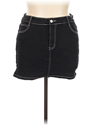 Unbranded Denim Skirt (view 1)