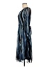 Connected Apparel Graphic Blue Cocktail Dress Size 8 (petite) - photo 5