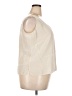 Bob Mackie 100% Silk Ivory Sleeveless Silk Top Size 1X - photo 4
