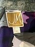 JM Collection Purple 3/4 Sleeve Blouse Size XL - photo 7