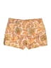 Drew Paisley Yellow Shorts Size 0 - photo 2