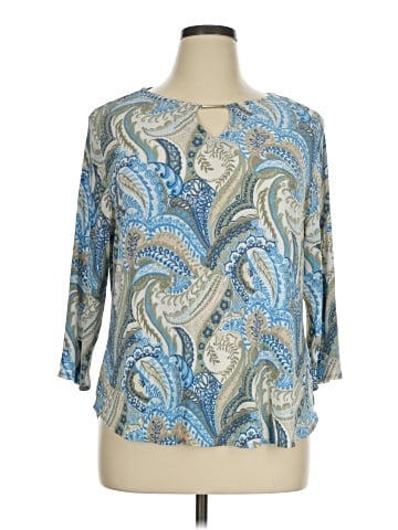 Travelers by Chico's 3/4 Sleeve Blouse (view 1)