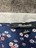 Madewell 100% Viscose Blue Short Sleeve Blouse Size L - photo 7
