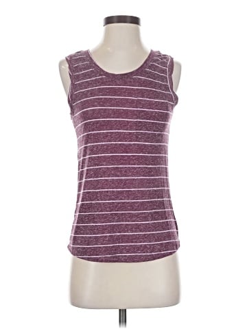 C & S Check & Stripe Sleeveless T-Shirt (view 1)