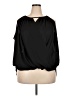 Jennifer Lopez 100% Polyester Black 3/4 Sleeve Blouse Size XXL - photo 1
