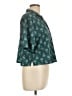 Rachel Zoe 100% Polyester Teal Short Sleeve Blouse Size L - photo 4