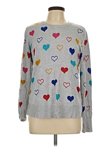 Marled Pullover Sweater (view 1)