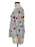 Marled Hearts Silver Pullover Sweater Size L - photo 5