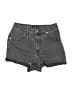 Express Gray Denim Shorts Size 4 - photo 1