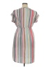 Blush 100% Polyester Stripes Gray Casual Dress Size XL - photo 2