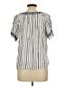 Knox Rose Silver Short Sleeve Blouse Size L - photo 2