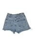 Express Blue Denim Shorts Size 4 - photo 2