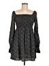 Missguided Stars Black Casual Dress Size 6 - photo 1