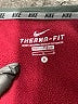 Nike 100% Polyester Burgundy Zip Up Hoodie Size L - photo 6
