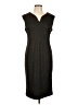 ECI Solid Gray Casual Dress Size 10 - photo 1