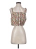 Roller Rabbit 100% Cotton Tan Sleeveless Blouse Size S - photo 1