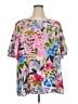 BLOOMCHIC Pink Short Sleeve Blouse Size 22 - photo 1