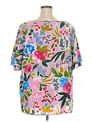 BLOOMCHIC Short Sleeve Blouse (view 2)