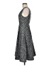ModCloth 100% Polyester Tweed Gray Cocktail Dress Size 8 - photo 5